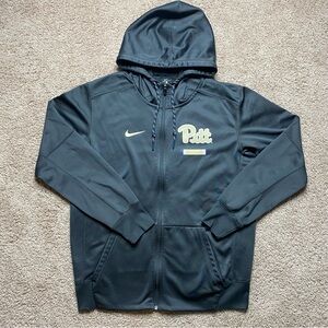 Pitt Panthers Nike Full Zip Hoodie Warm Up